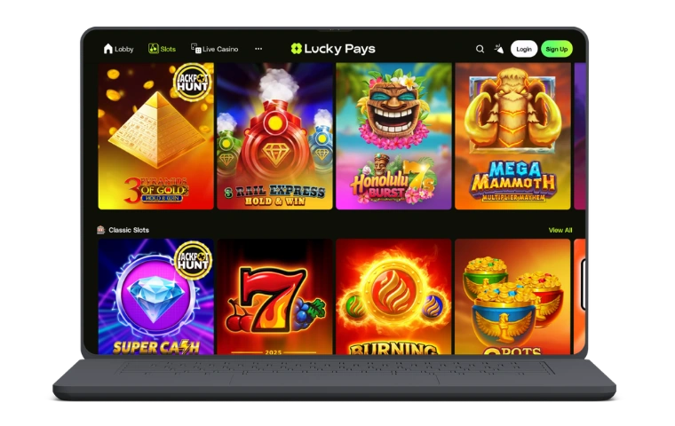 LuckyPays Casino officieel